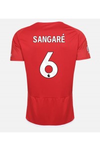 Nottingham Forest Ibrahim Sangare #6 Jalkapallovaatteet Kotipaita 2023-24 Lyhythihainen